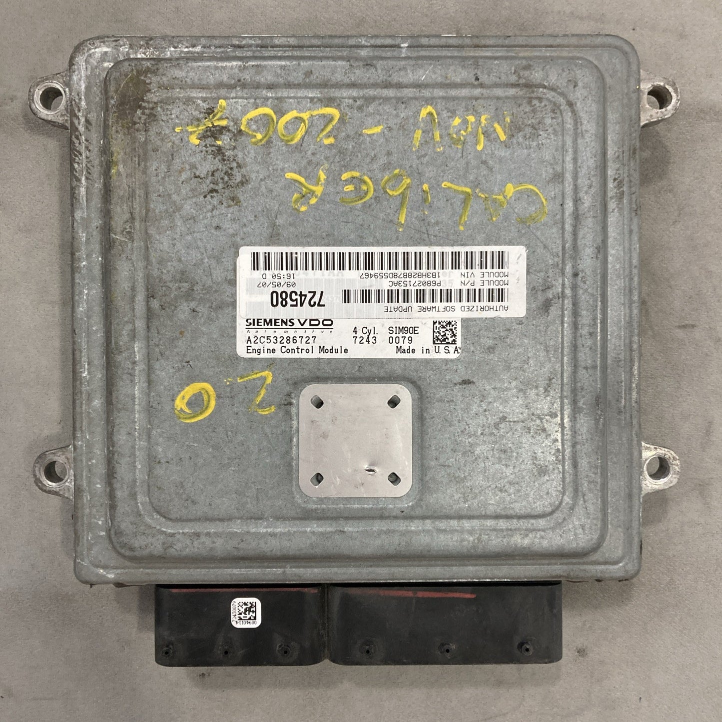 2007-2010 Dodge Caliber ECU/ECM P68027153AC