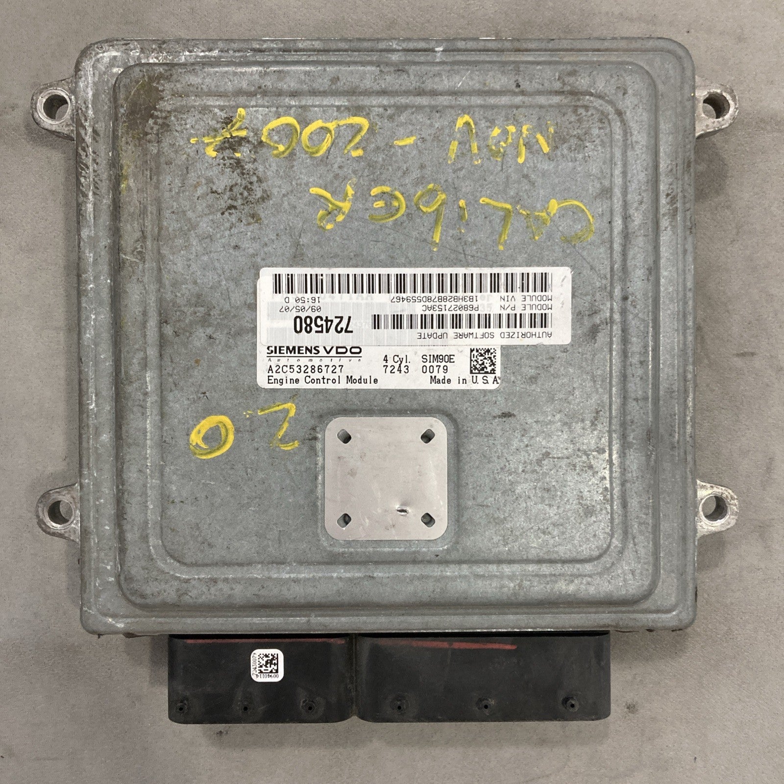 2007-2010 Dodge Caliber ECU/ECM P68027153AC