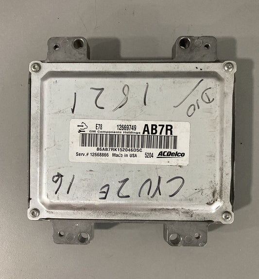 2015 2016 Chevrolet Cruze ECM 12669749