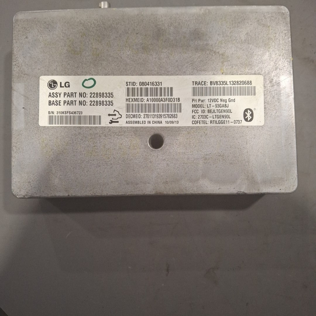 2012-2014 Silverado Sierra GM Communication OnStar Control Module 22898335