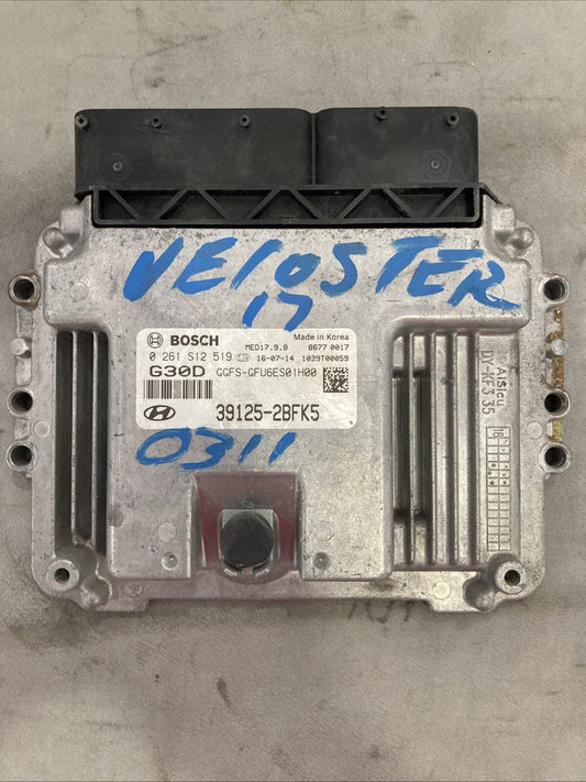 2017 Hyundai Veloster ECU/ECM 39125-2BFK5