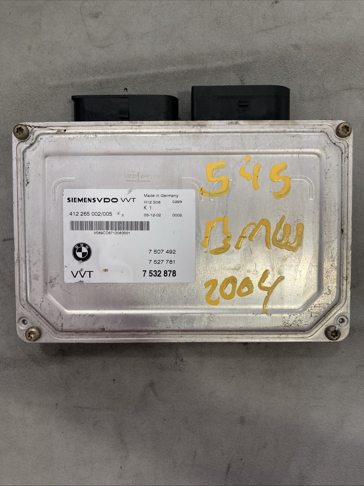 2004 BMW 545I ECU/ECM 7 532 878