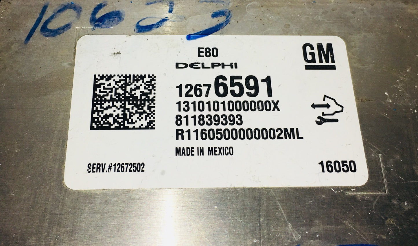 2016 Chevrolet Malibu ECU 12676591