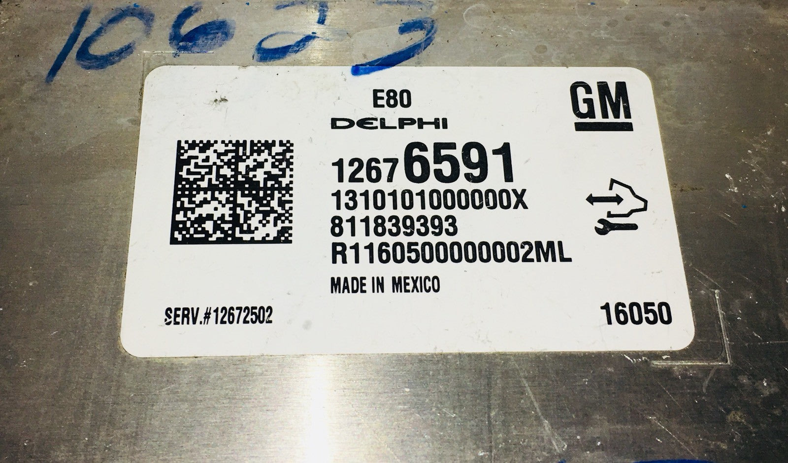 2016 Chevrolet Malibu ECU 12676591