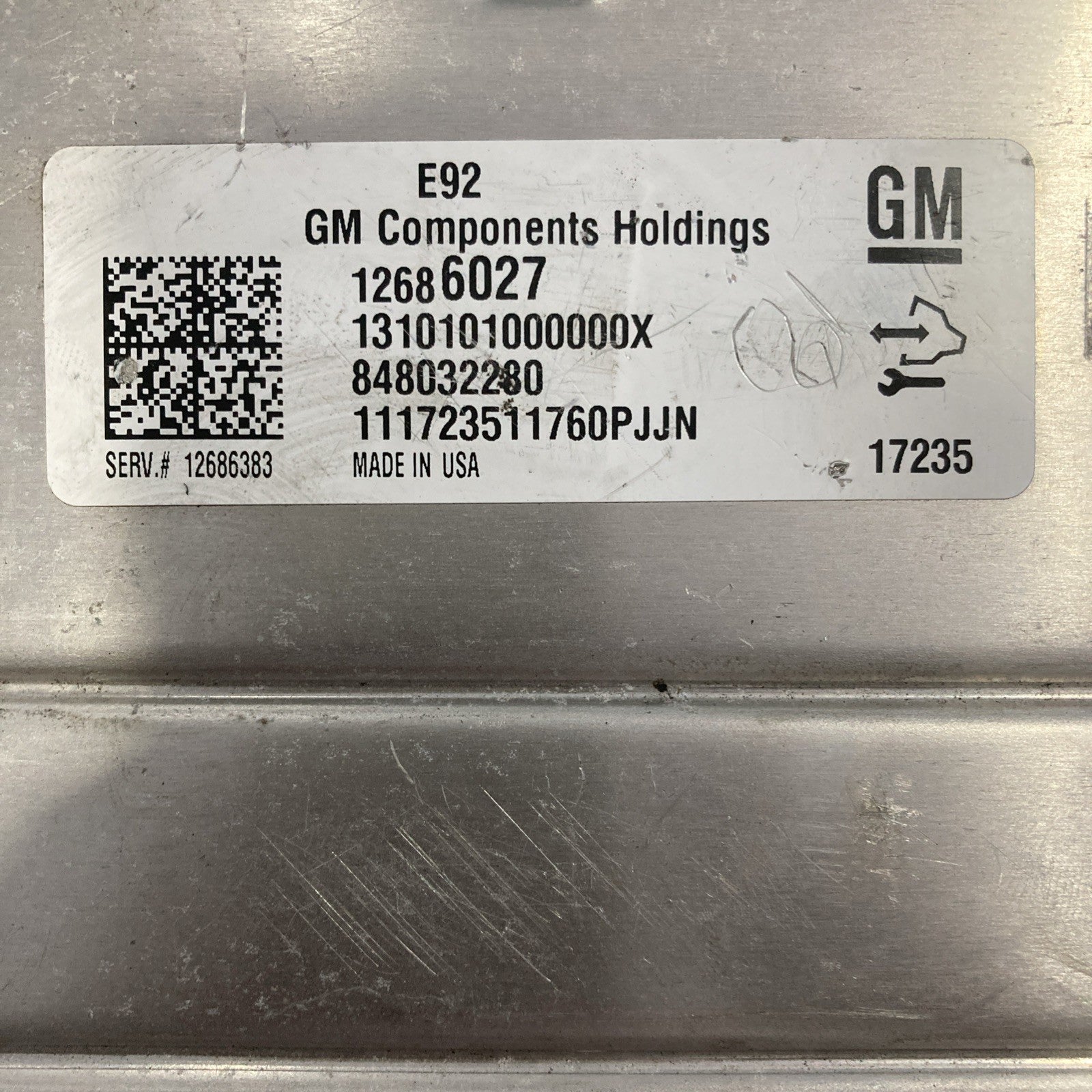 2018 Chevrolet Silverado ECU/ECM 12686027