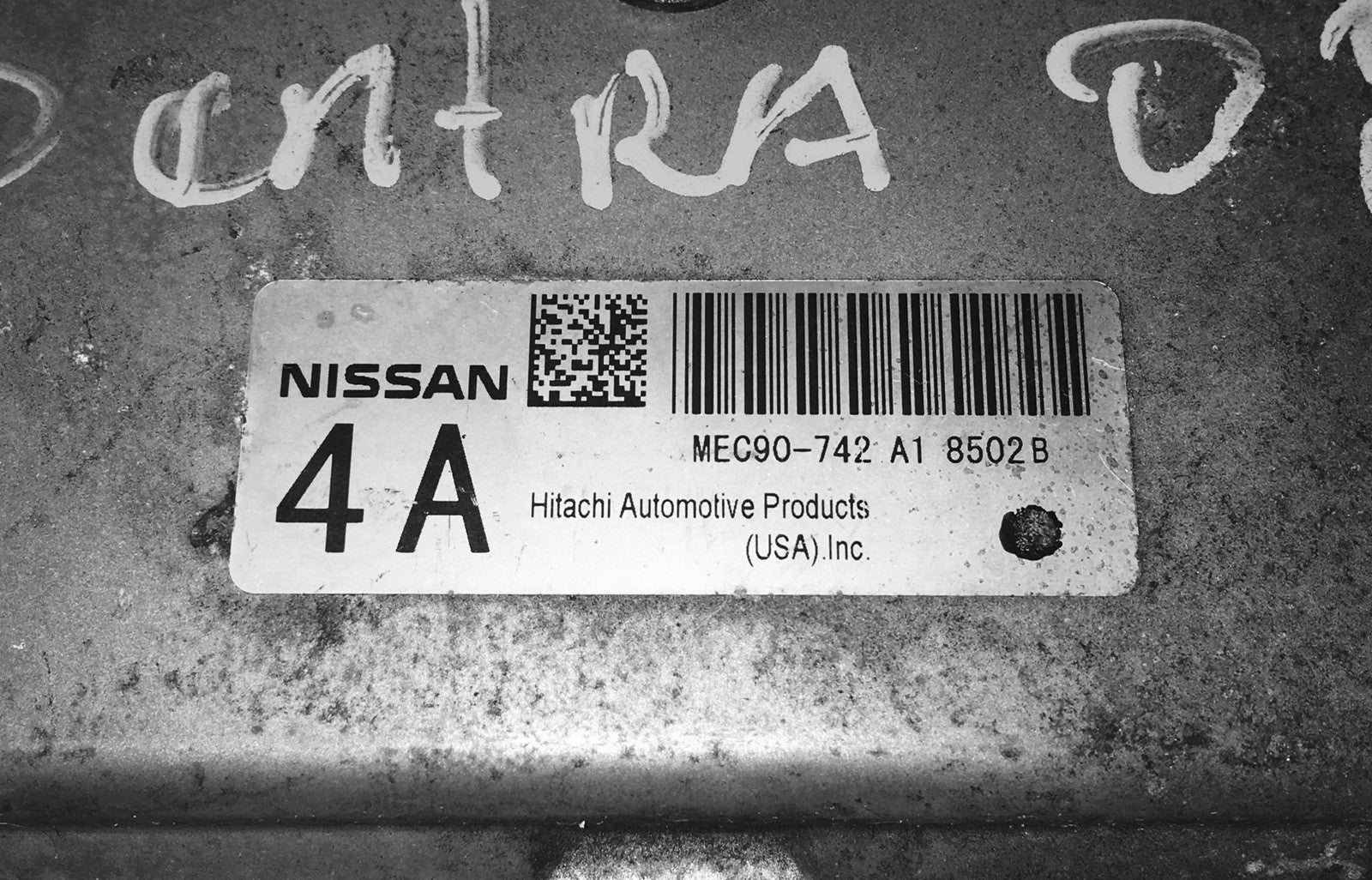 2008 Nissan Sentra ECU MEC90-742 A1