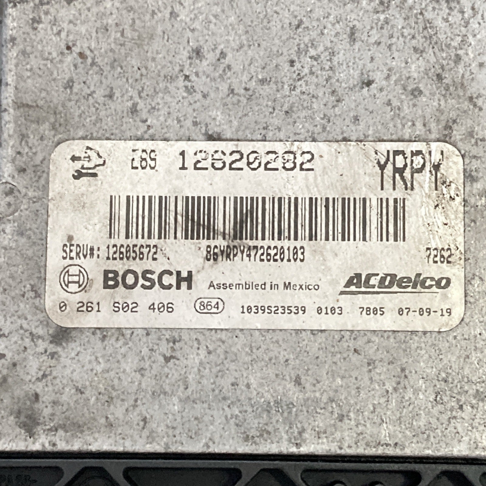 2008-2009 Cadillac STS ECU/ECM 12620282