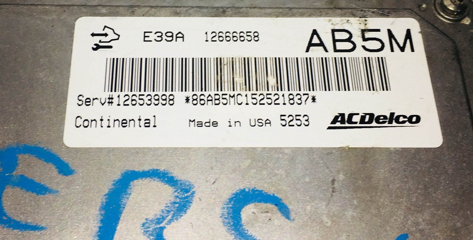 2016 Chevy Traverse ECU 12666658