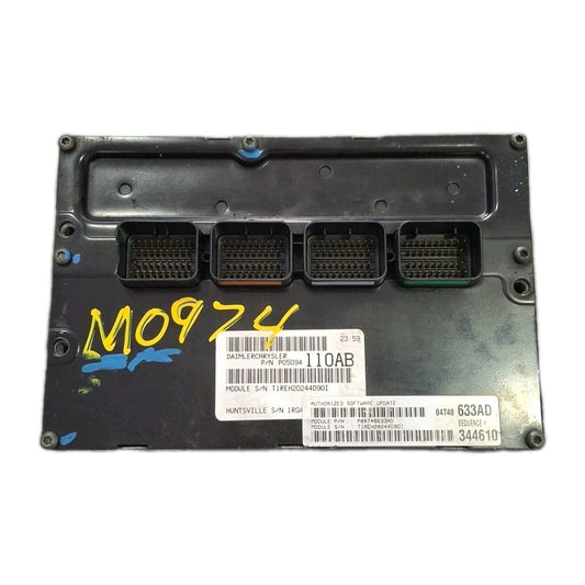 2005 Dodge Caravan 3.5L ECU/ECM P05094110AB *VIN PROGRAMMED* (B)