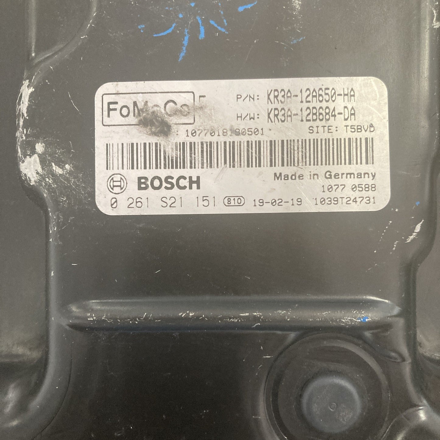 2019 Ford Mustang 2.3L ECU/ECM KR3A-12A650-HA