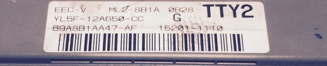 2001 Explorer 4.0L ECU YL5F-12A650-CC