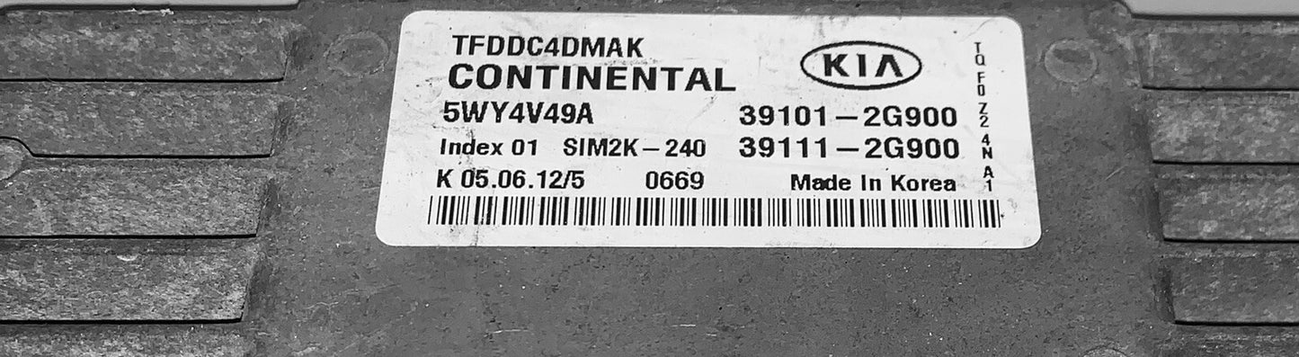 2011-2013 Kia Optima ECU 39101-2G900