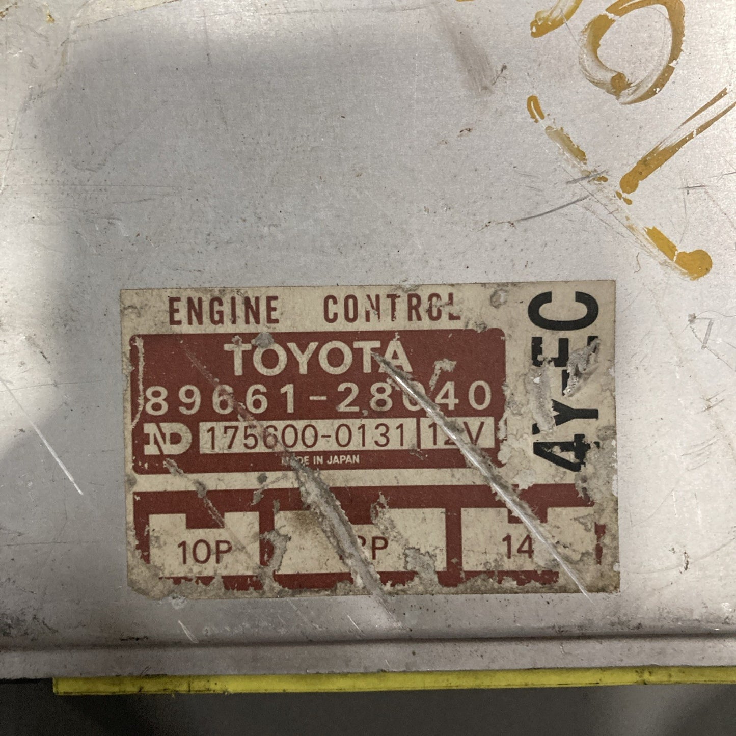 1988 Toyota Van ECU/ECM 89661-28040