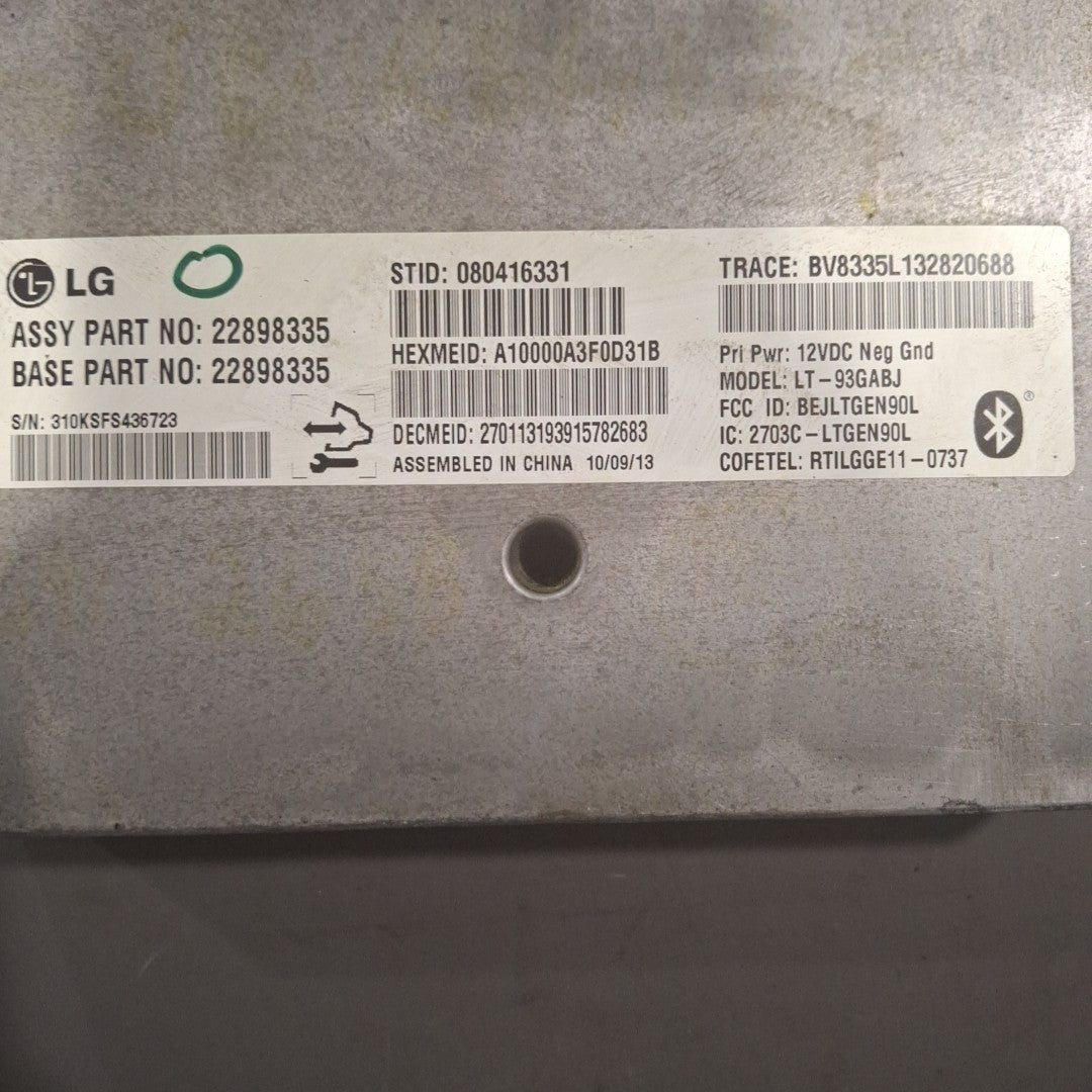 2012-2014 Silverado Sierra GM Communication OnStar Control Module 22898335