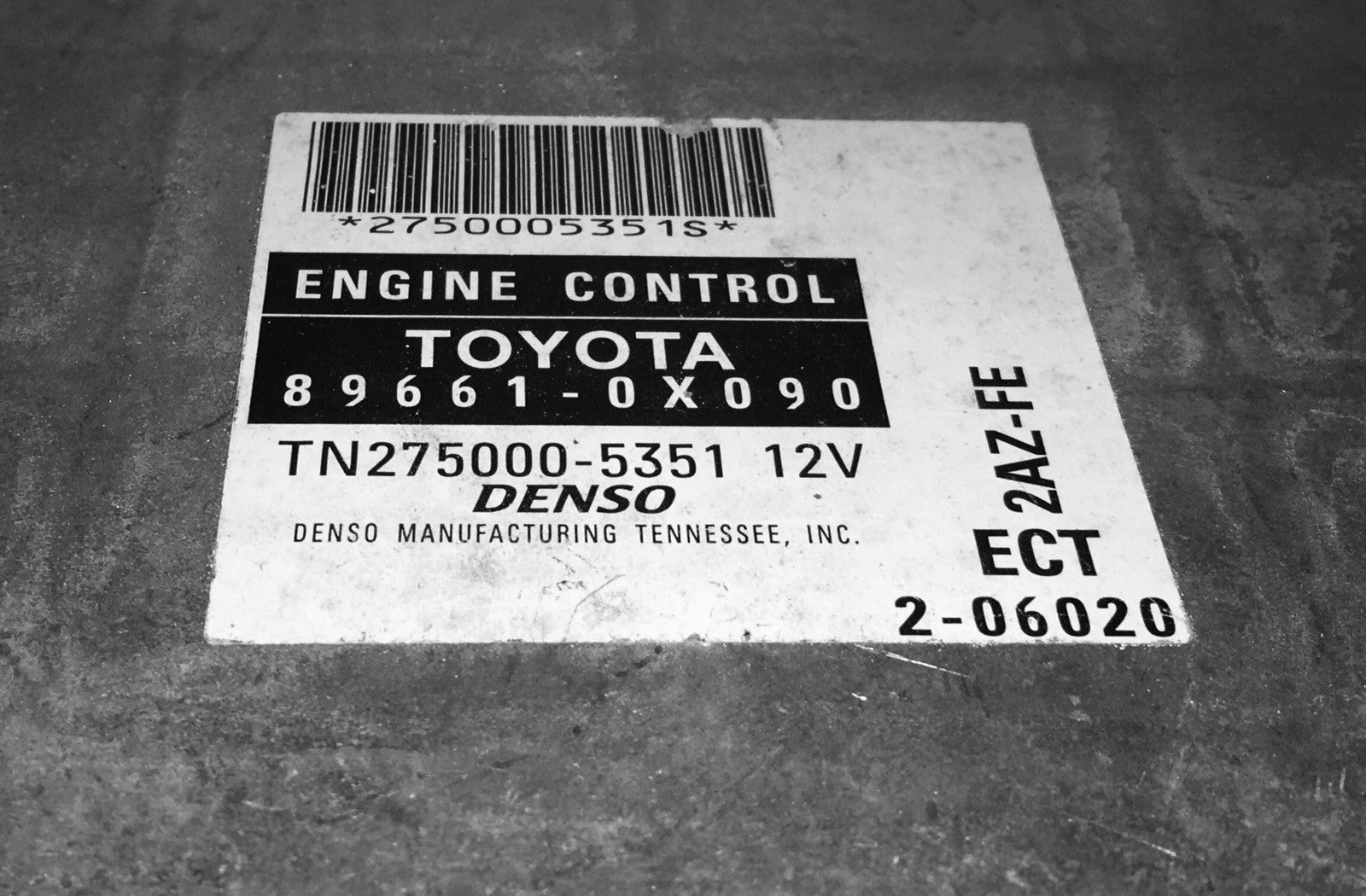 2002-2003 Toyota Solara ECU 89661-0X090