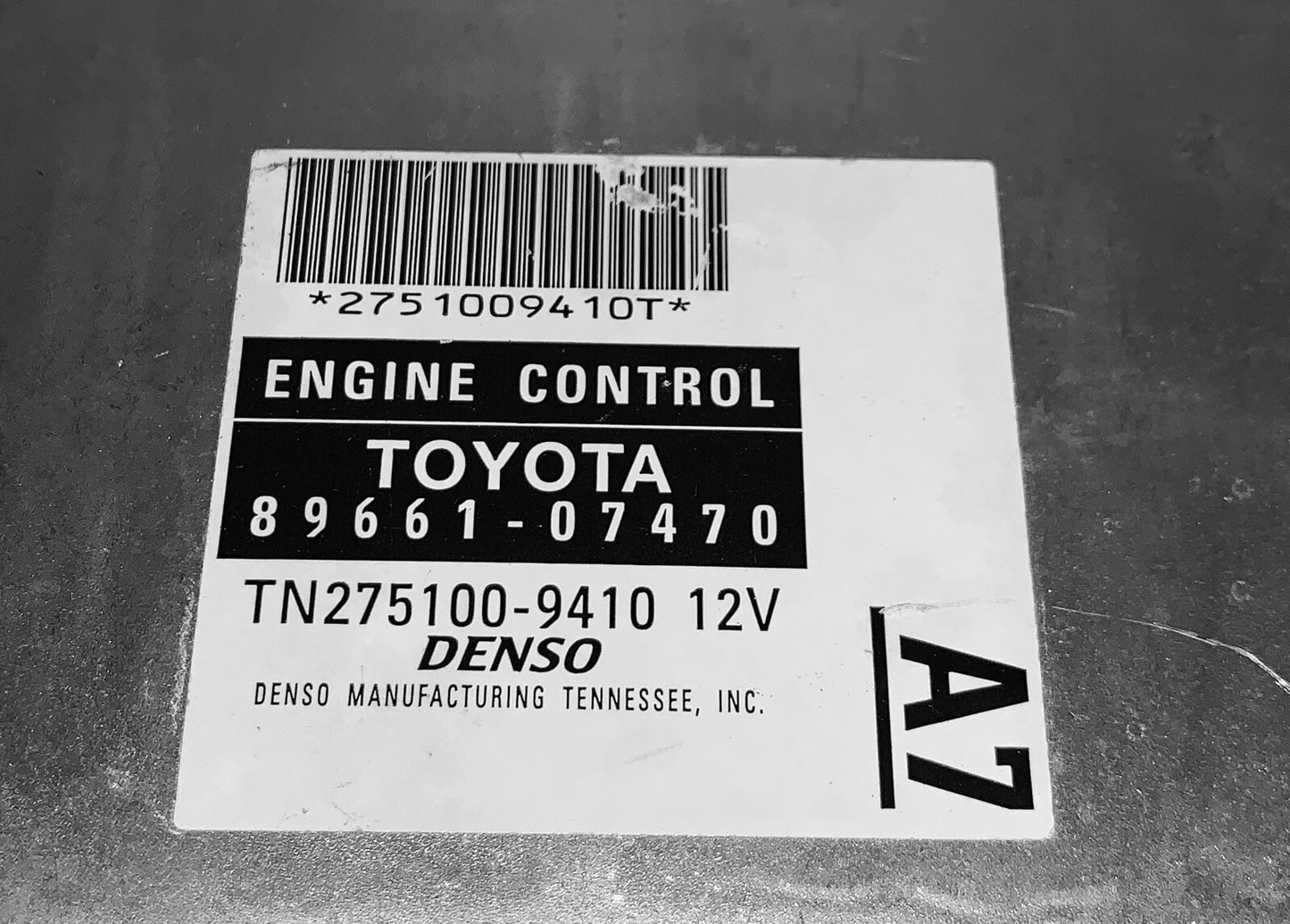 2007 Toyota Avalon ECU 89661-07470