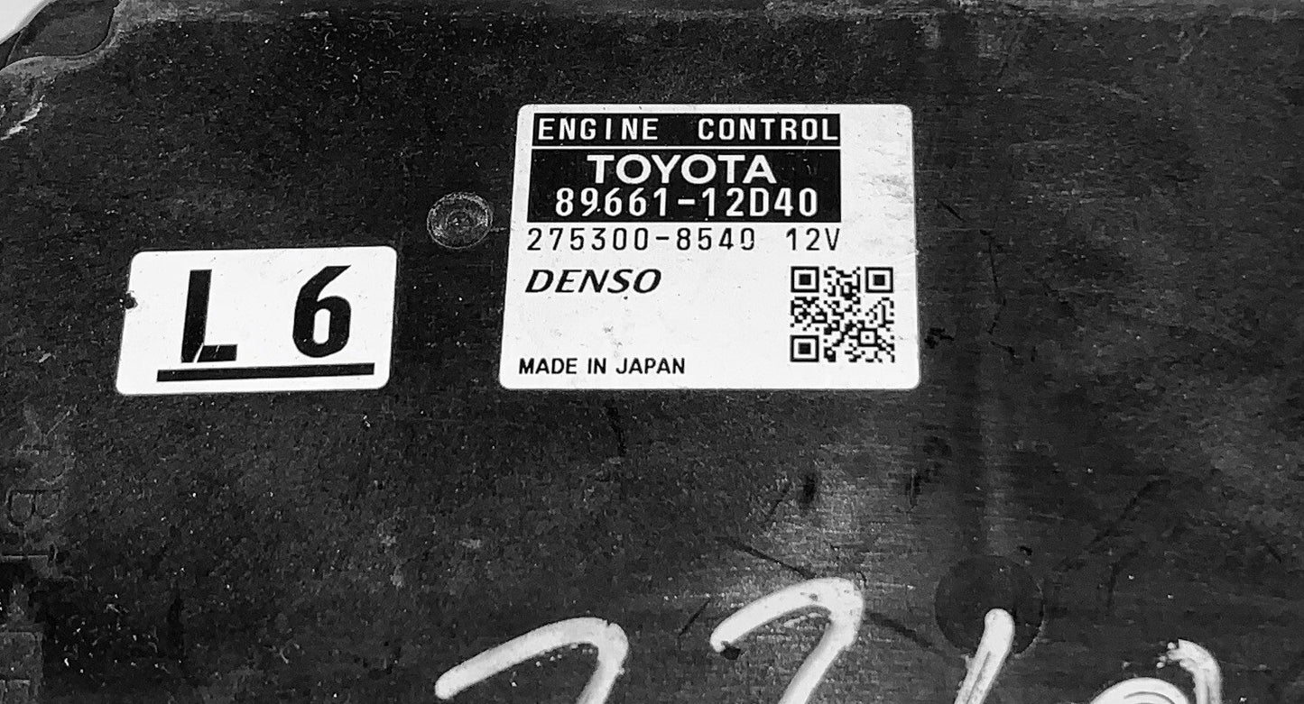2010 Toyota Scion XB ECU 89661-12D40