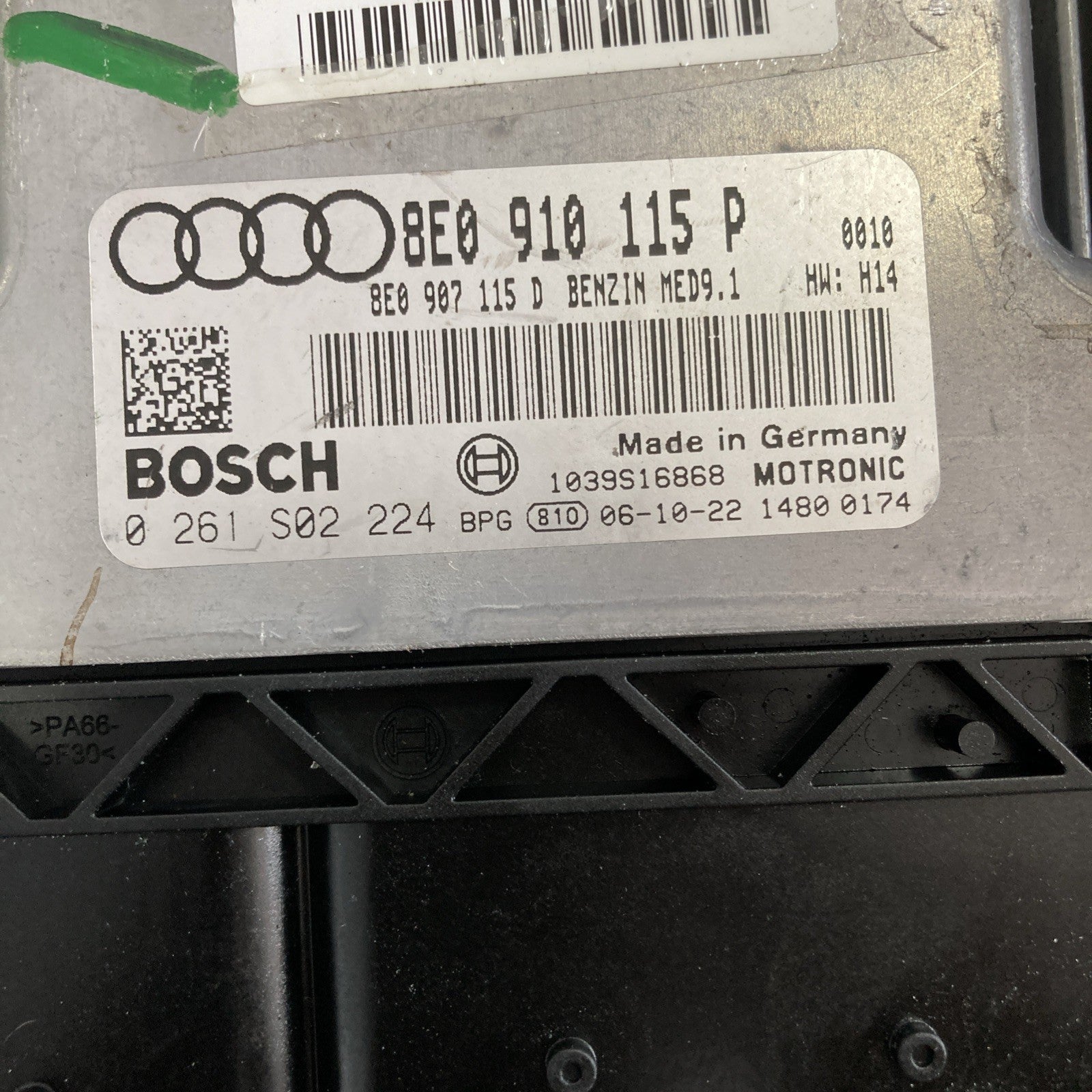 2007 Audi A4 ECU/ECM 8E0 910 115 P