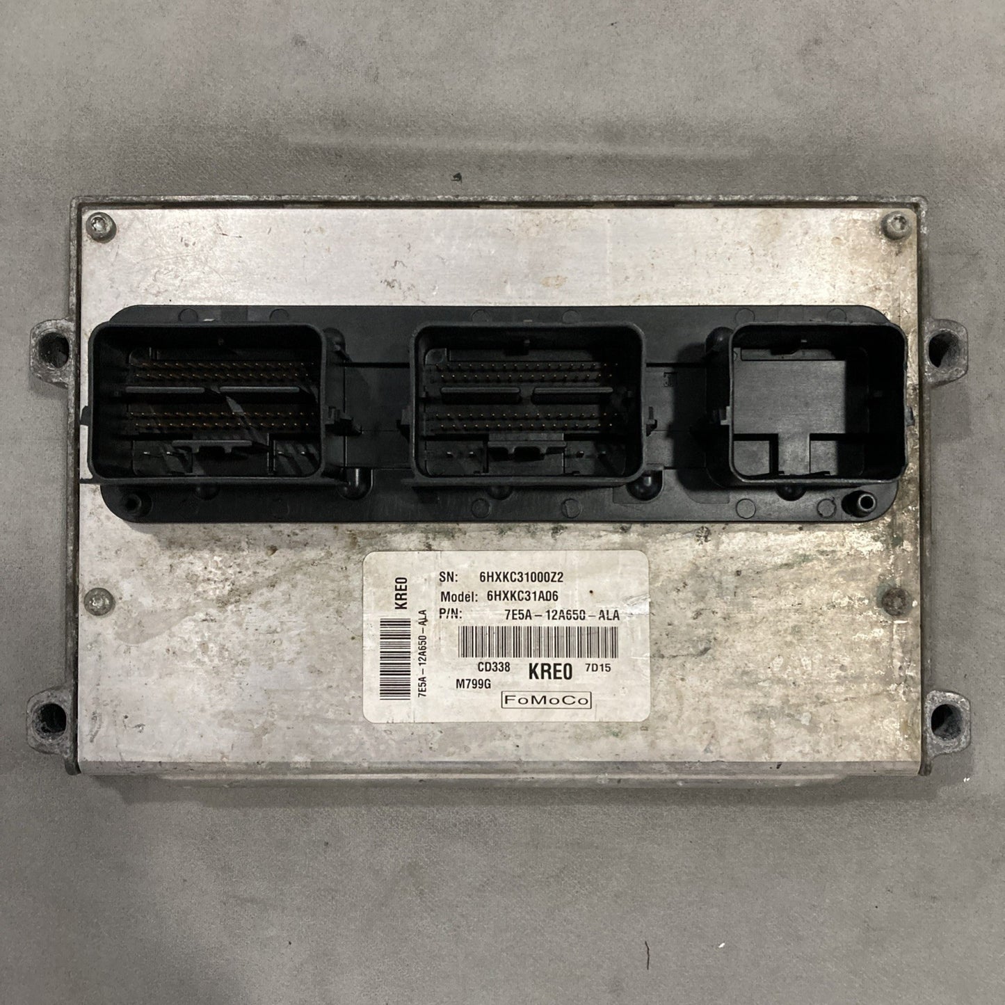 2007 Mercury Milan ECU/ECM 7E5A-12A650-ALA
