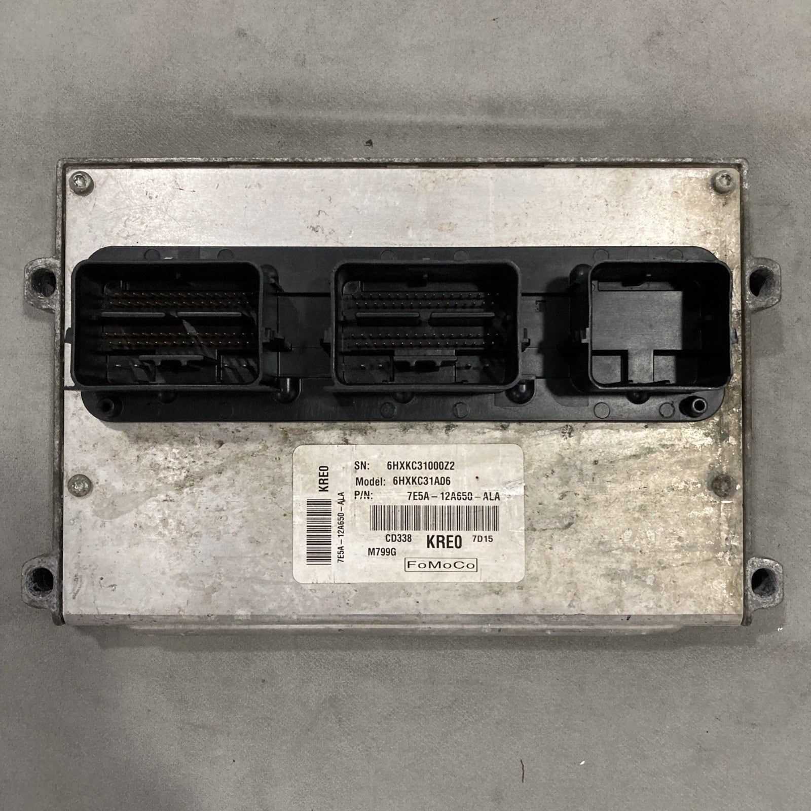 2007 Mercury Milan ECU/ECM 7E5A-12A650-ALA