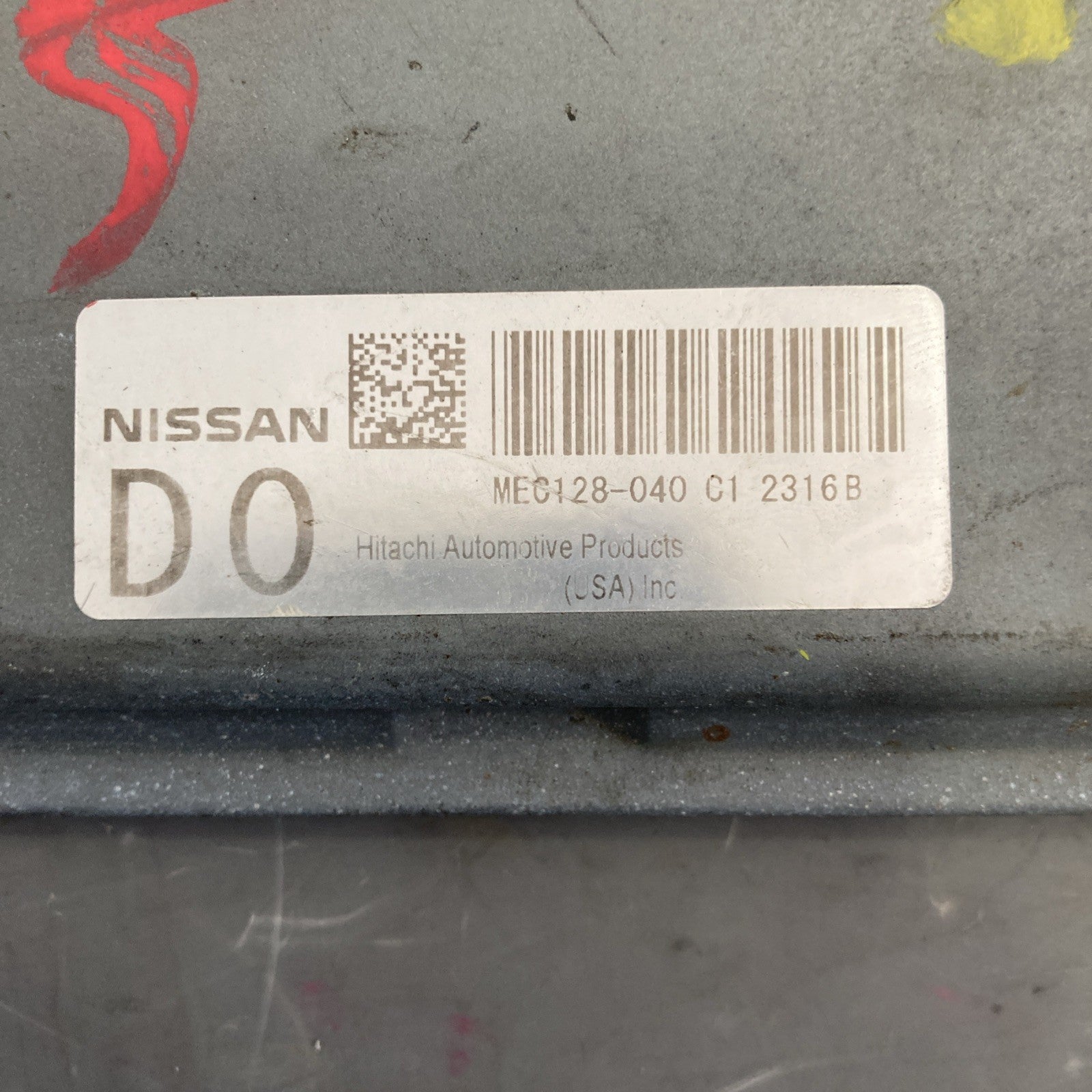 2013 Infiniti JX35 ECU/ECM MEC128-040 C1
