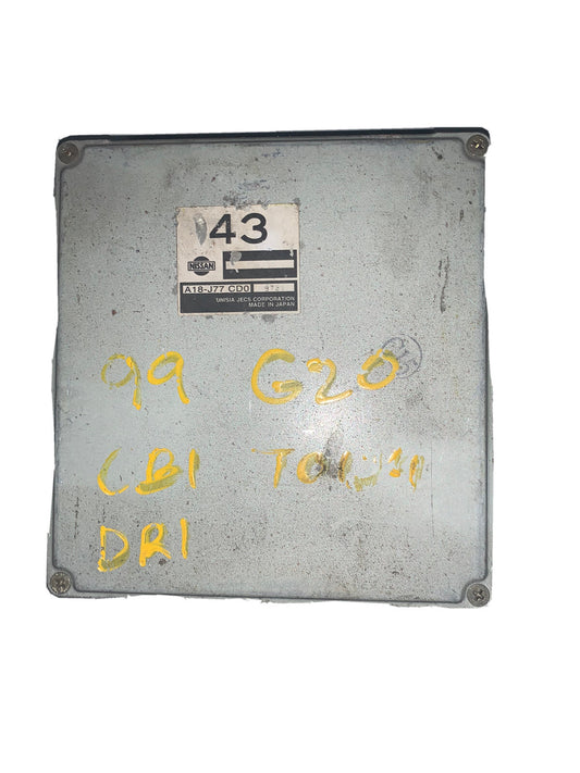 1999 Infiniti G20 Engine Control Unit ECU A18J77CD0 Module 220 9M3-B2