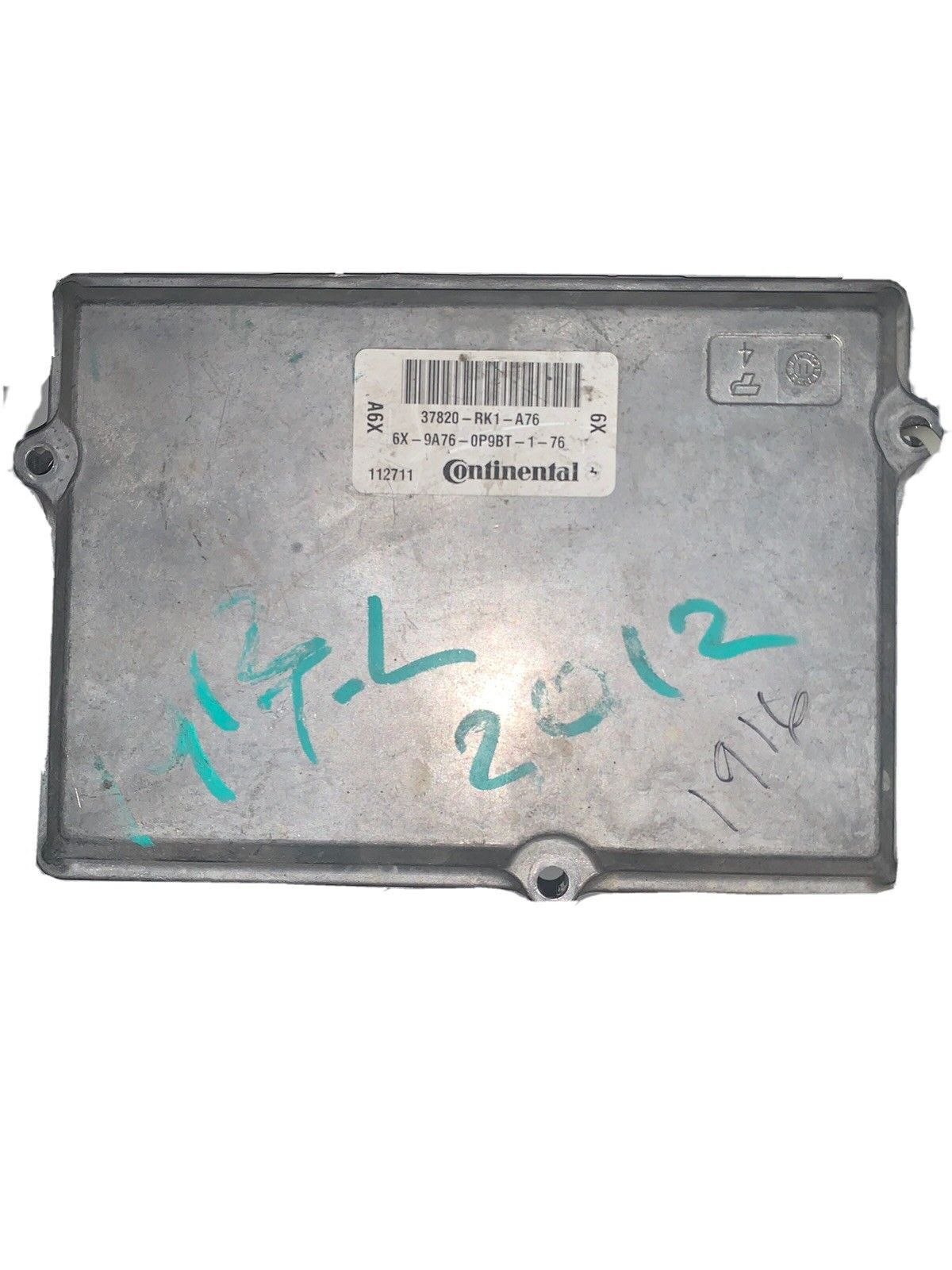 12 ACURA TL 37820-RK1-A76 COMPUTER BRAIN ENGINE CONTROL ECU ECM EBX MODULE L2486