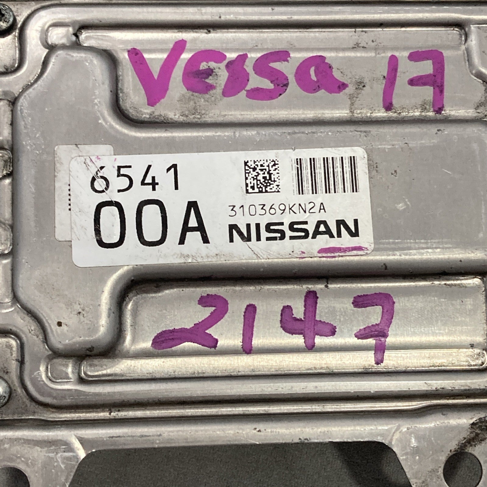 2019 Nissan Versa Transmission Control Module 310F6 5RD0A (B)