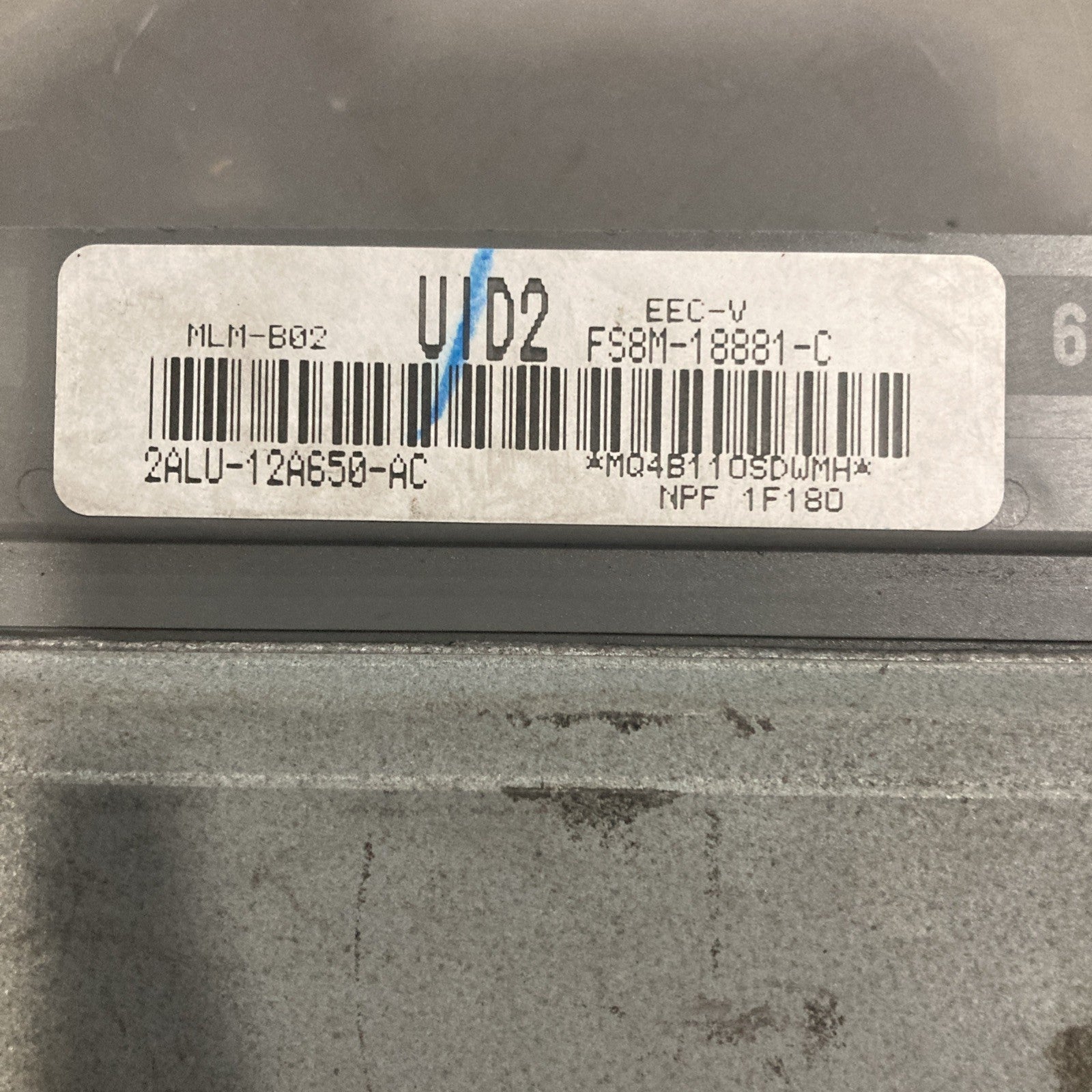 2001-2002 Mazda Protege ECU/ECM 2ALU-12A650-AC