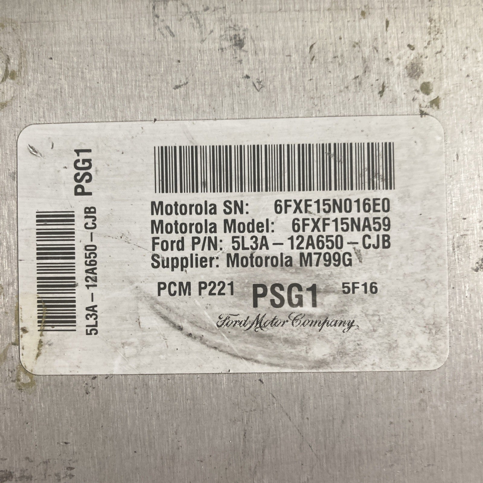 2005 Ford F-150 5.4L ECU/ECM 5L3A-12A650-CJB