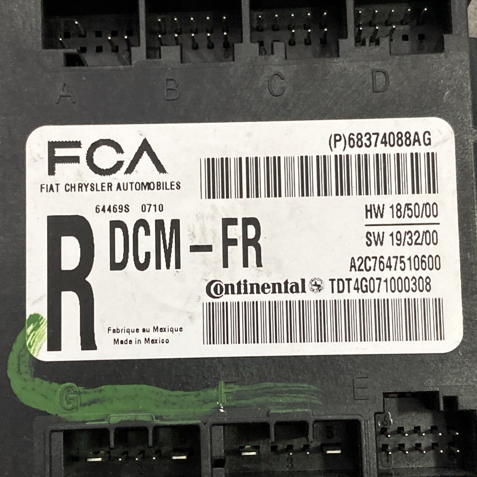 2019-2021 Ram 2500 Door Control Module 68374088AG
