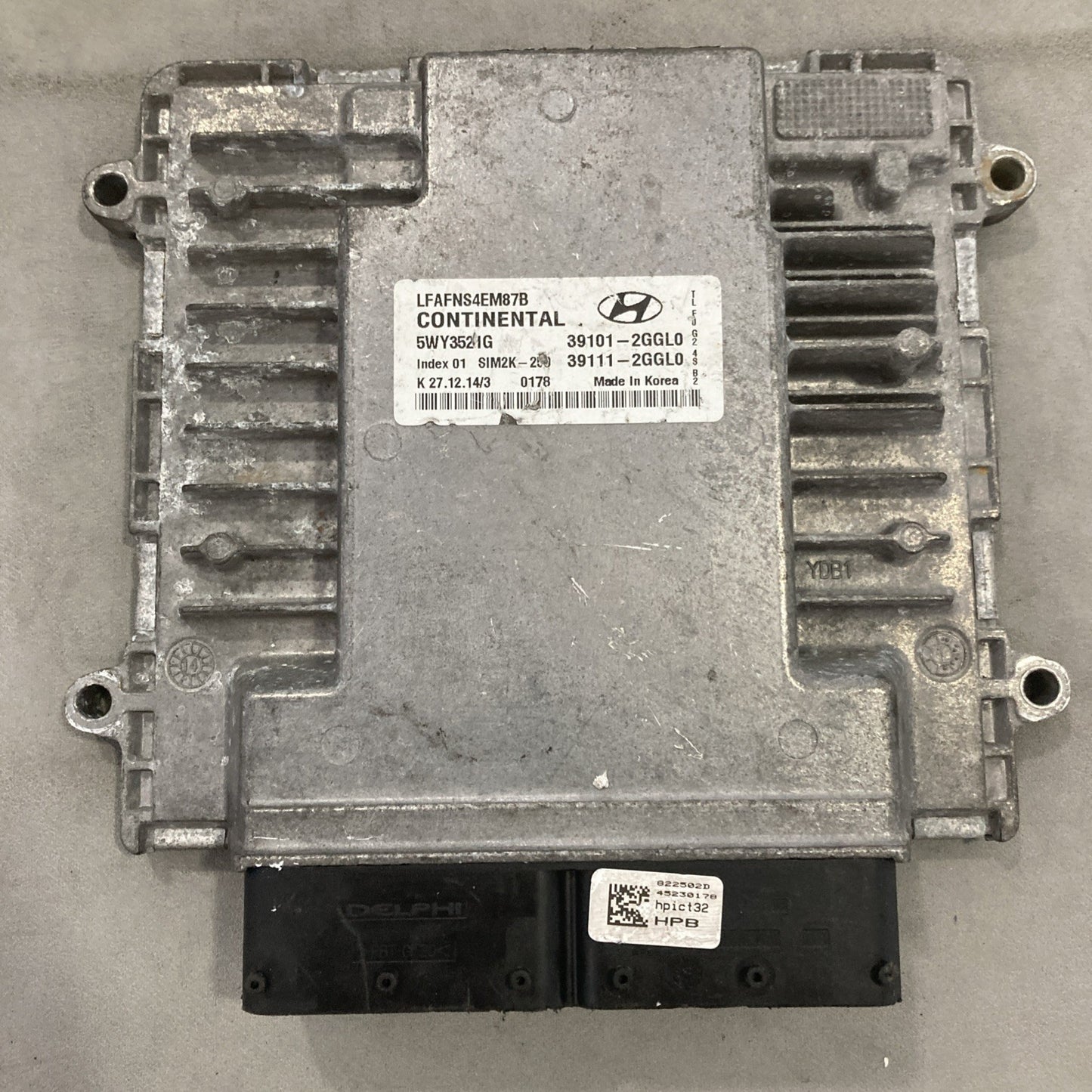 2015-2017 Hyundai Sonata ECU/ECM 39101-2GGL0