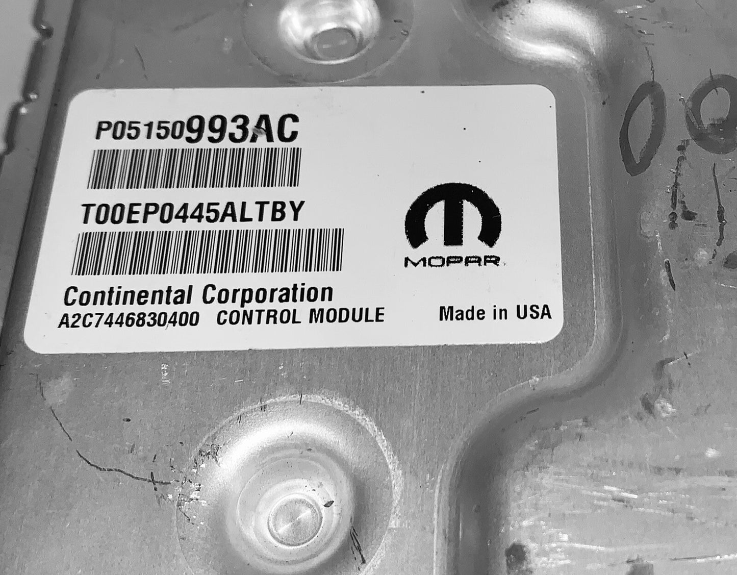 2000 Chrysler ECU P05150993AC