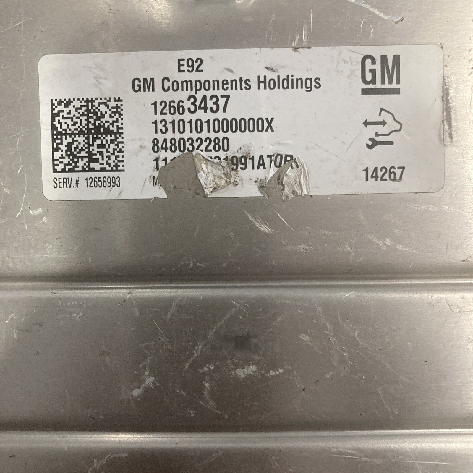 2014-2016 Chevrolet Silverado 1500 ECU/ECM 12663437