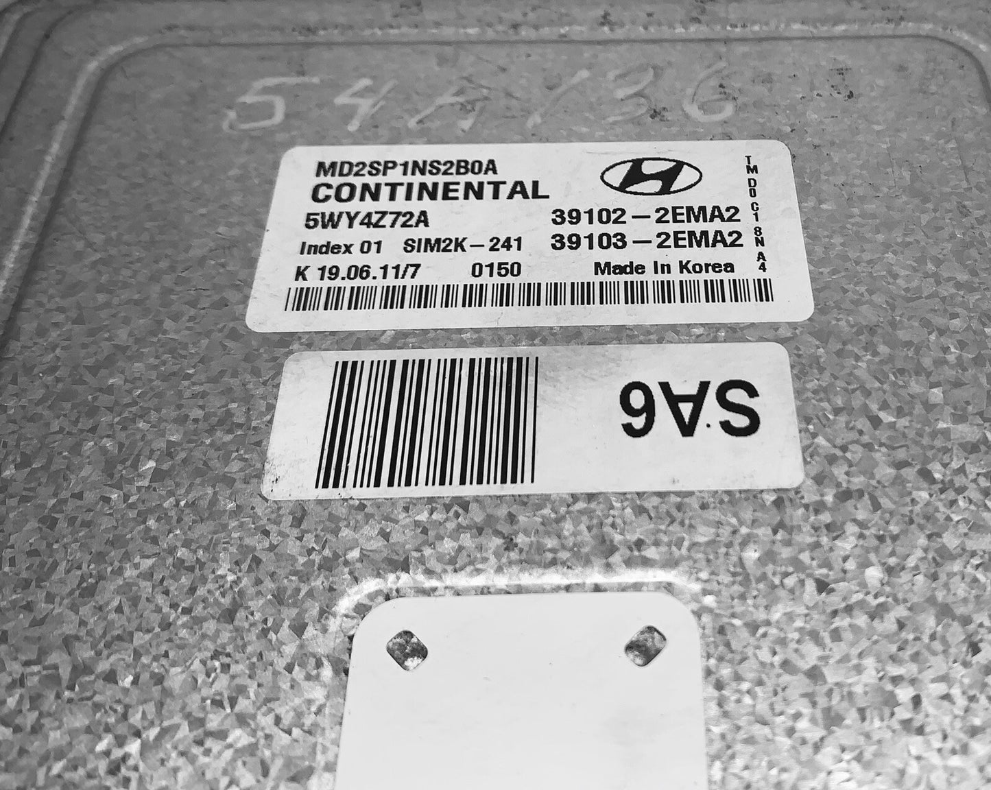2011-2013 Hyundai Elantra ECU 39102-2EMA2