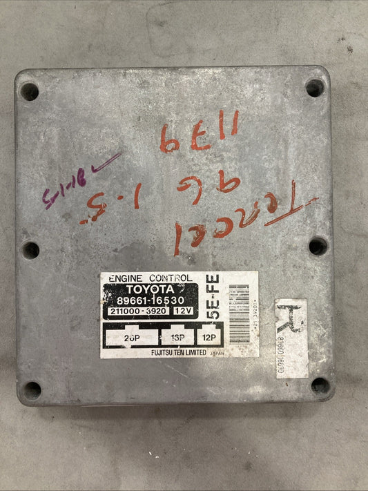 1996 Toyota Tercel ECU/ECM 89661-16530