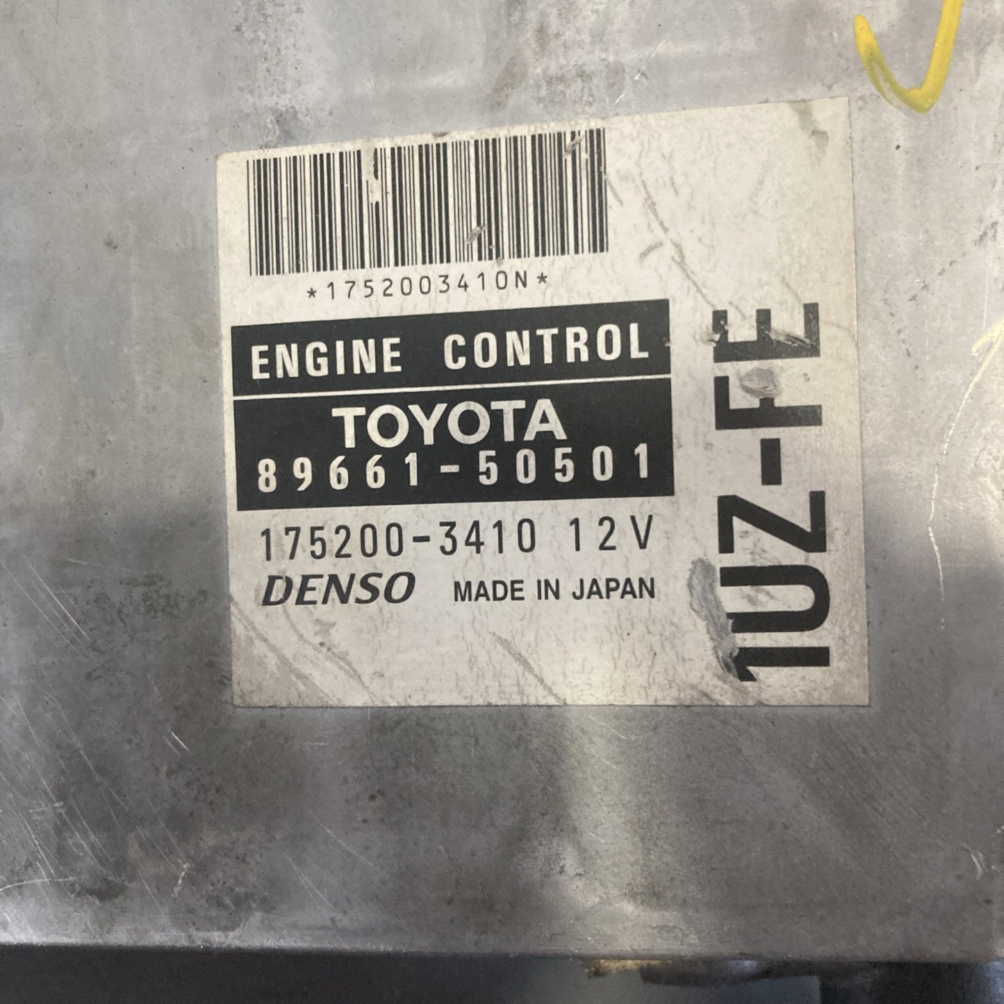 1999 Lexus LS400 ECU/Lock Cylinder/ Key 89661-50501