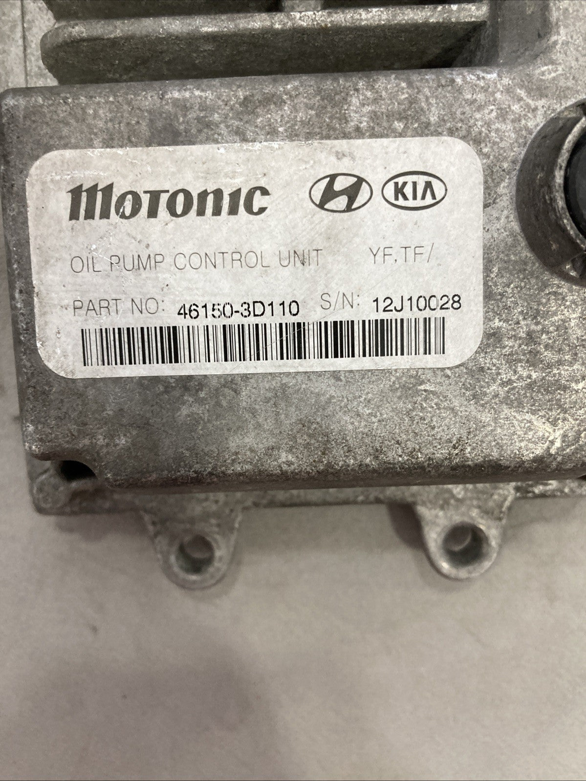 2011-2015 Hyundai Sonata Oil Pump Control Unit OEM 46150-3D110