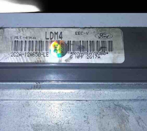 2C2A-12A650-LE ecm ecu computer 2002 Ford