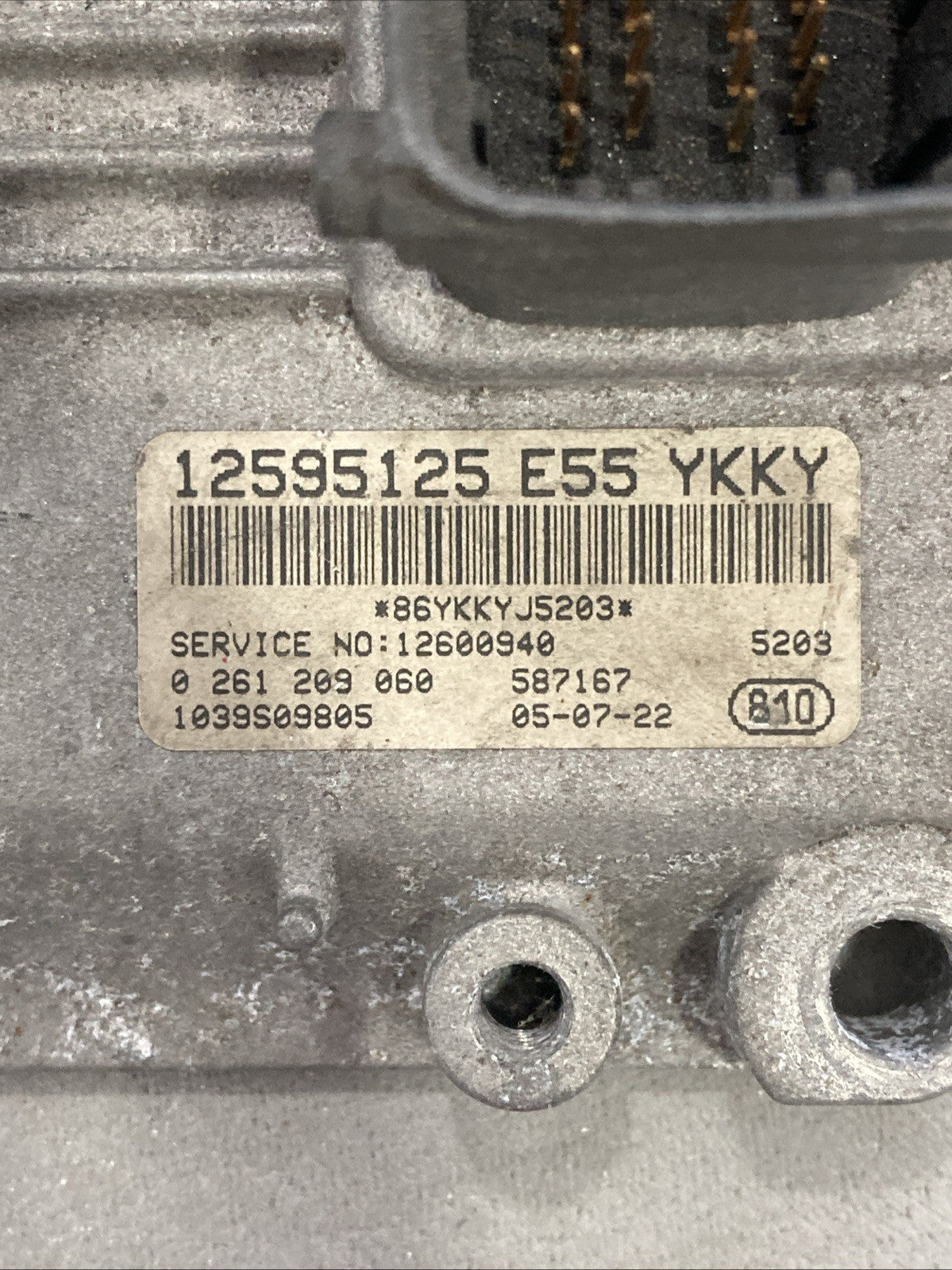 2004-207 Cadillac CTS ECU/ECM 12595125 E55 YKKY