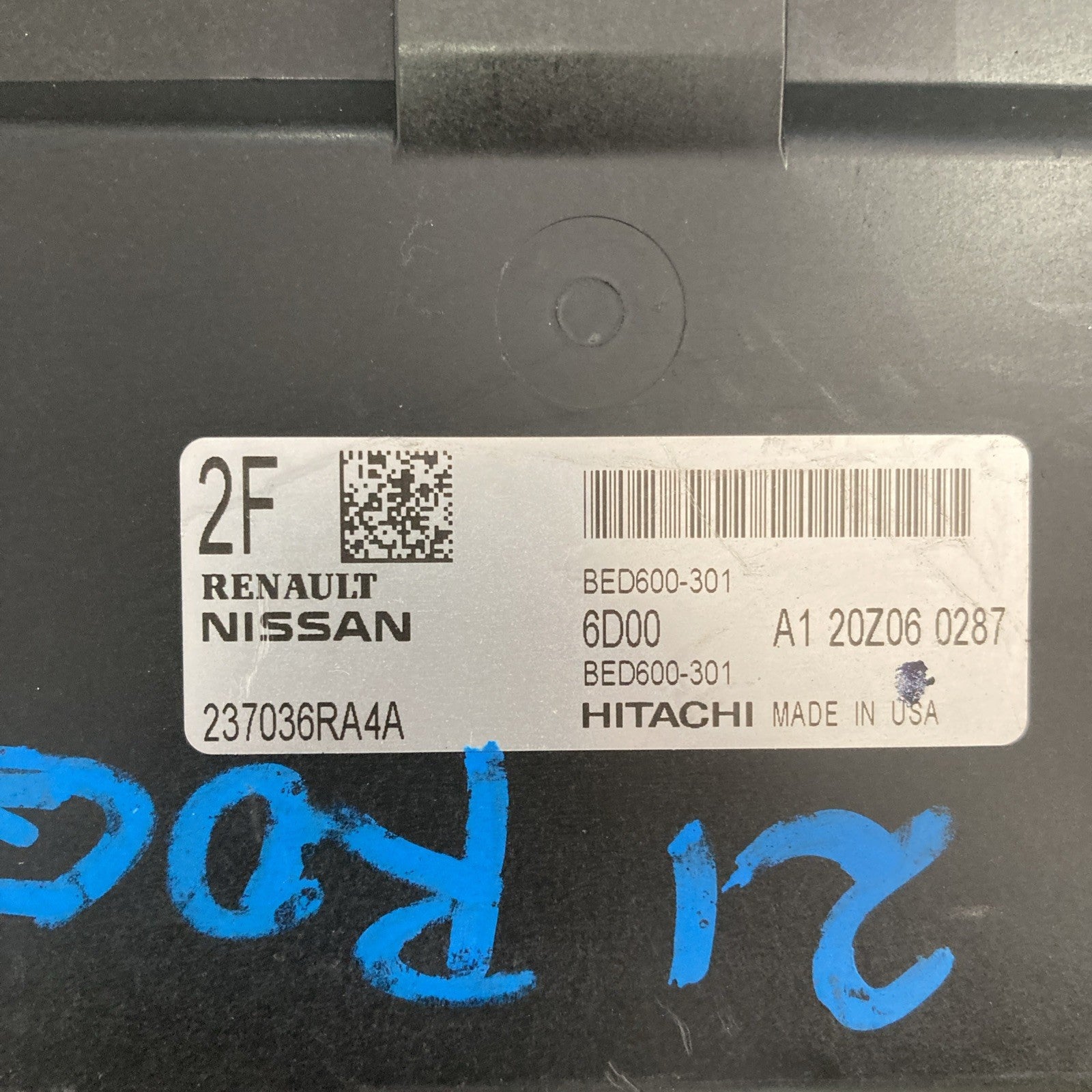 2021 Nissan Rogue 2.5L ECU/ECM BED600-301 NEC053-674