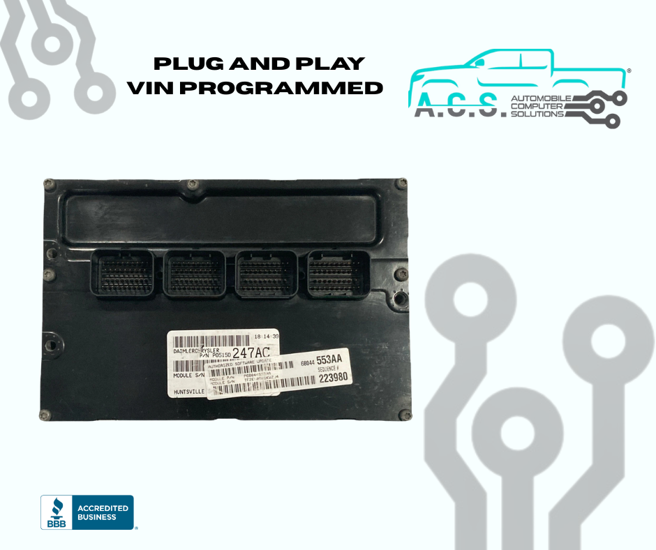 2008 Dodge Charger 3.5L ECU/ECM P05150247AC *VIN PROGRAMMED*