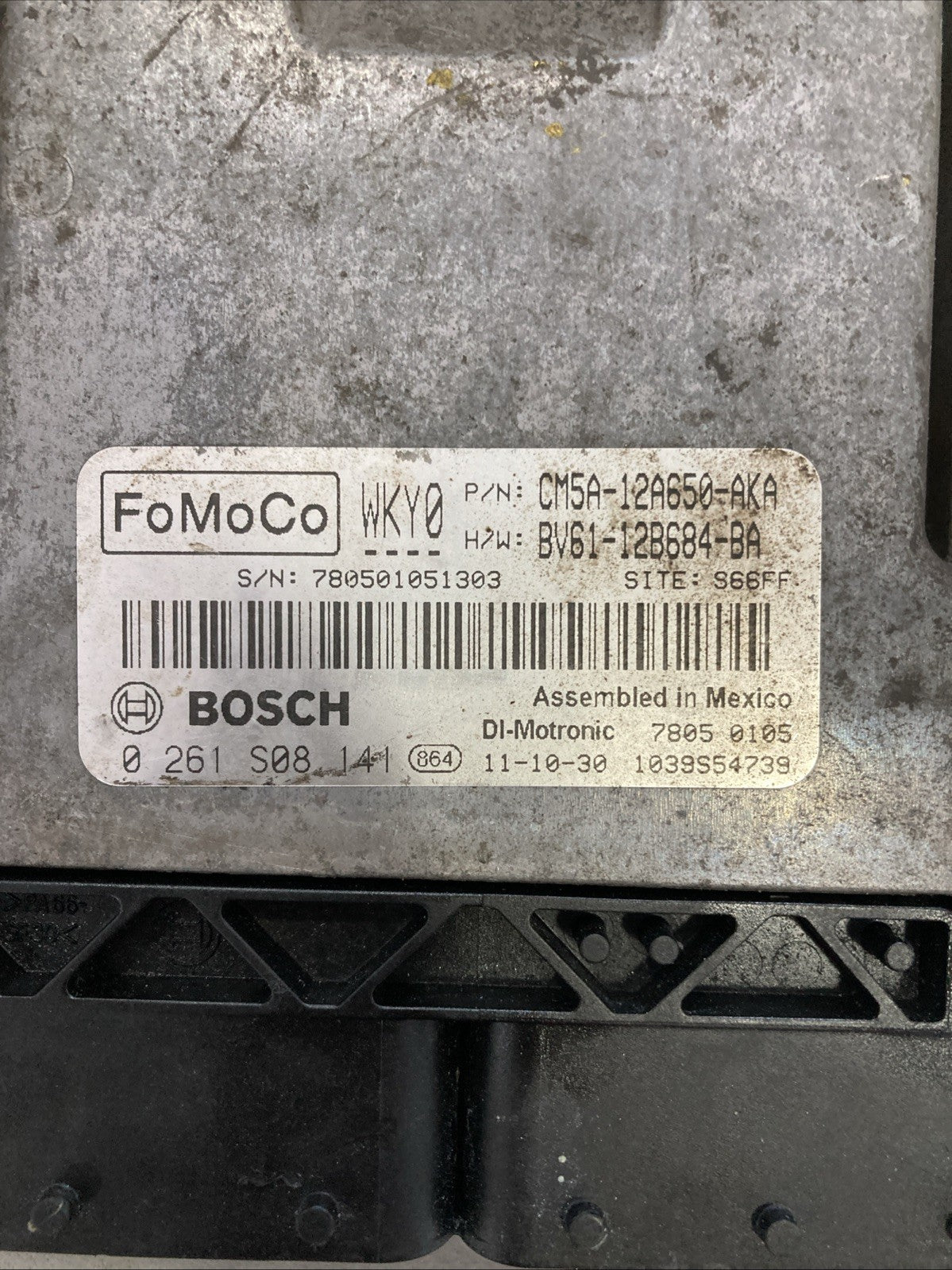 2012 Ford Focus ECU/ECM CM5A-12A650-AKA