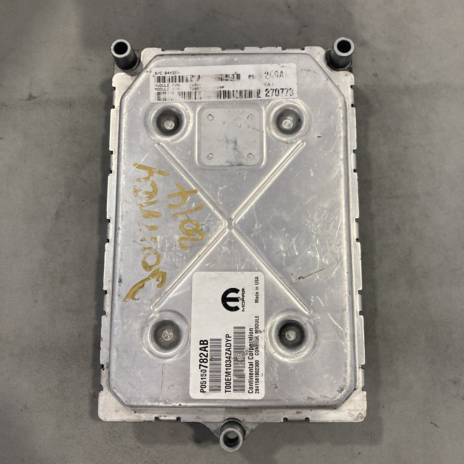 2017 Dodge Journey 3.6L Engine Control Module P05150782AB