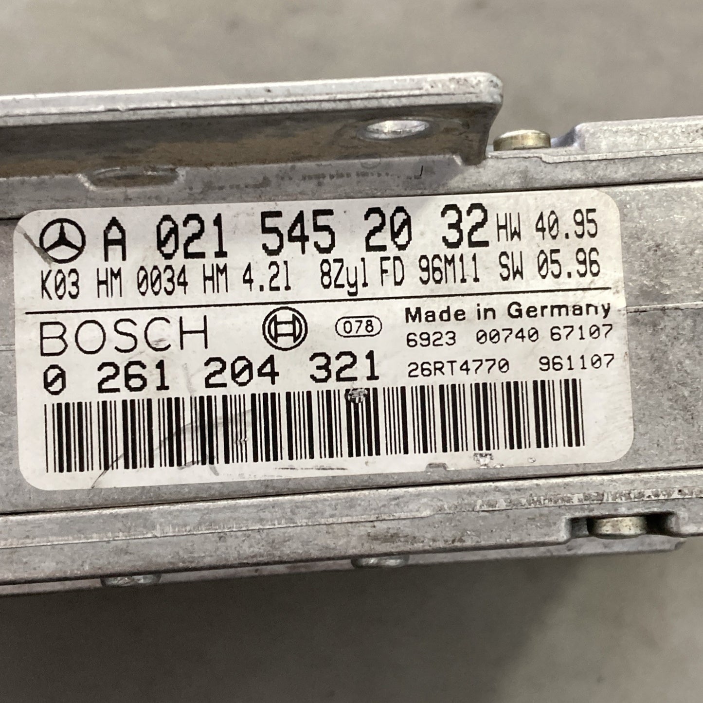 1994-1999 Mercedes-Benz S420 W140 ABS Module A 021 545 20 32