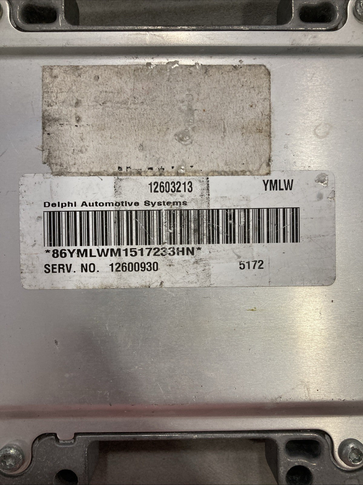 2009 Buick Lacrosse ECU/ECM 12603213