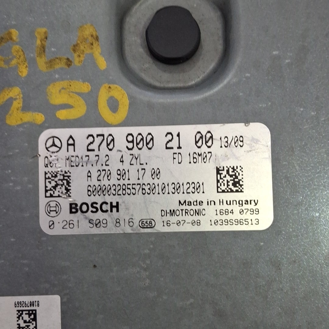 2015-2020 Mercedes-Benz GLA-Class ECU/ECM A 270 900 21 00