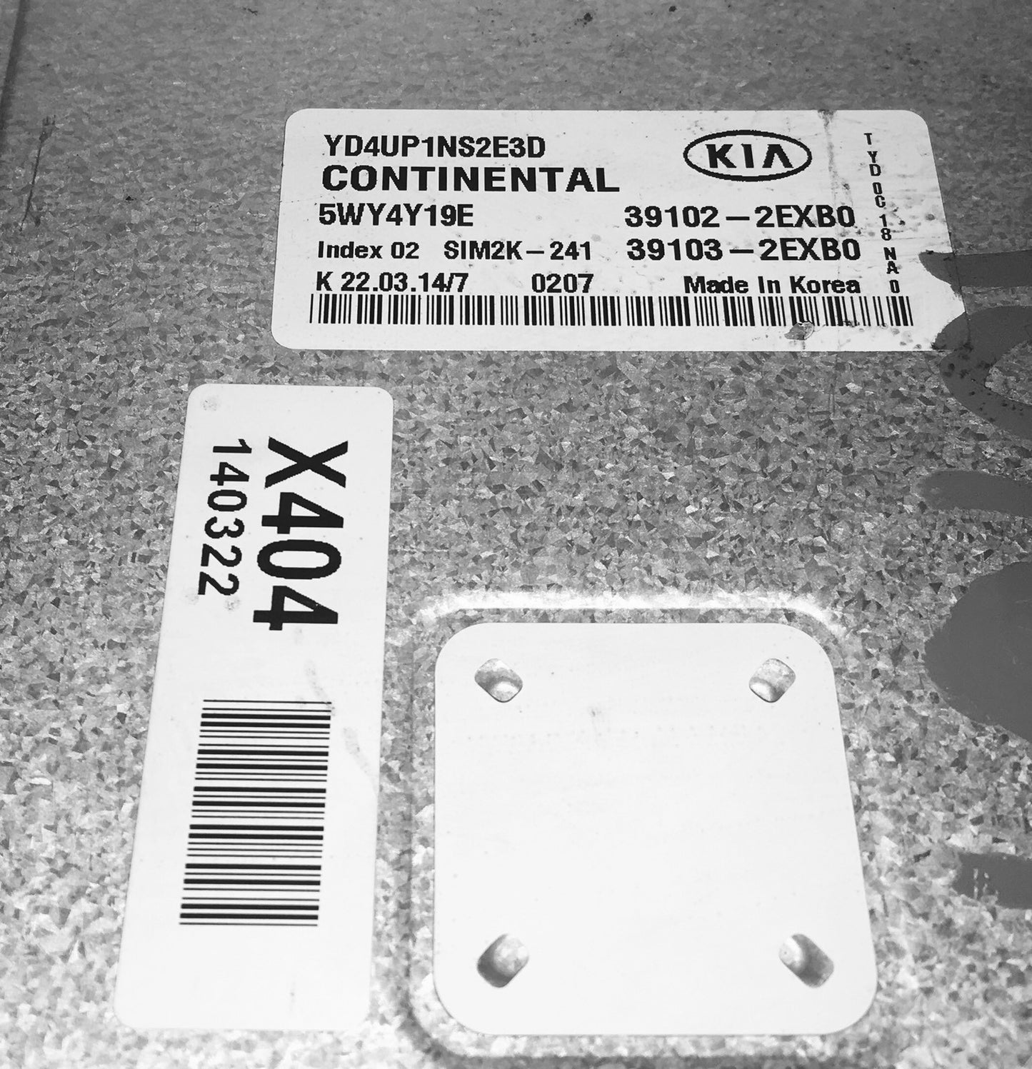 2004 Kia Forte ECU 39102-2EXB0 