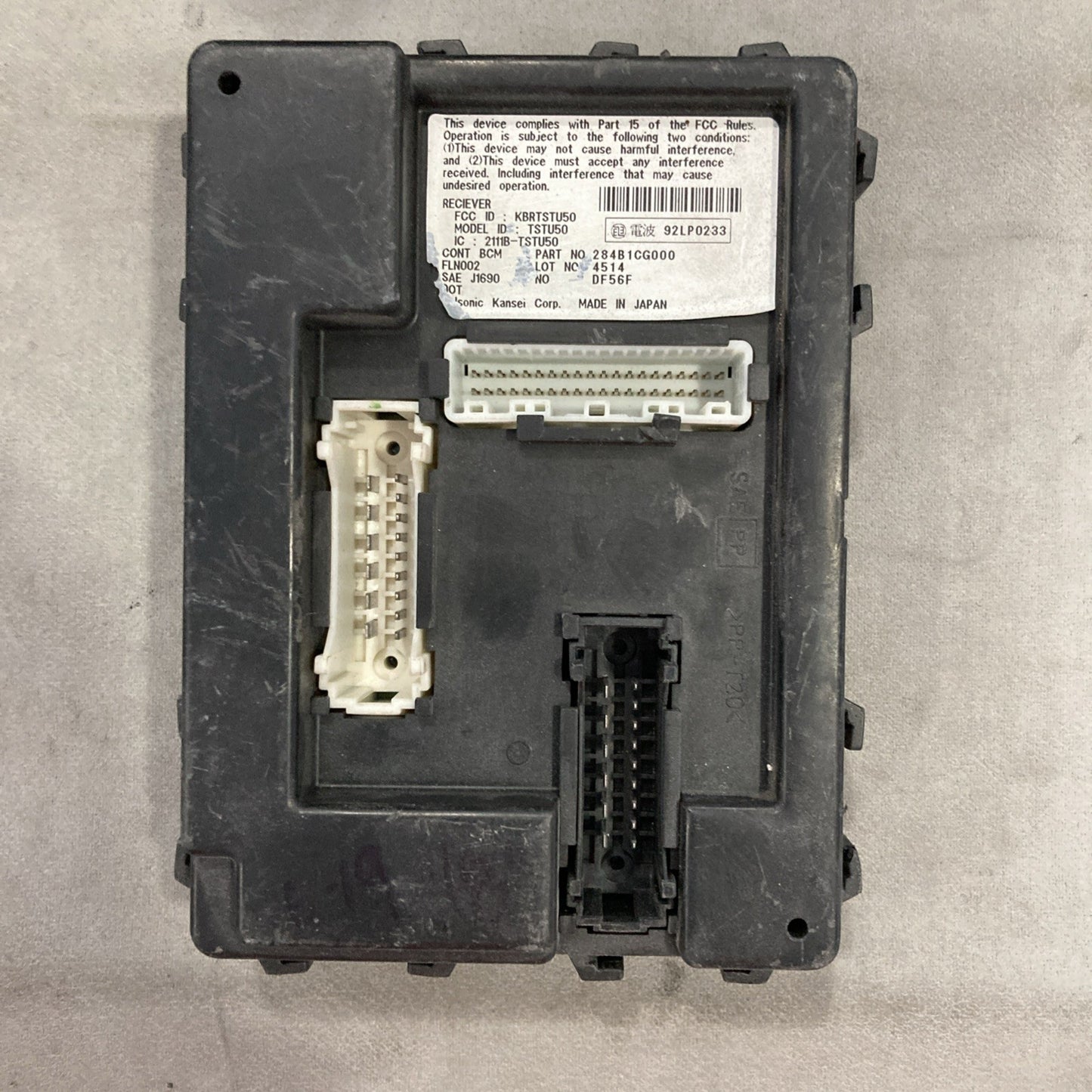 2003-2008 Infiniti FX35 Body Control Module 284B1CG000