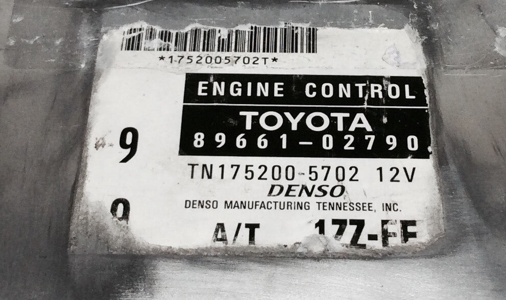 2001 2002 Toyota Corolla, Chevy Prizm ECU 89661-02790